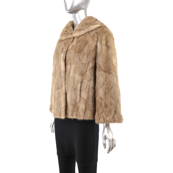 Pastel Section Mink Jacket- Size M