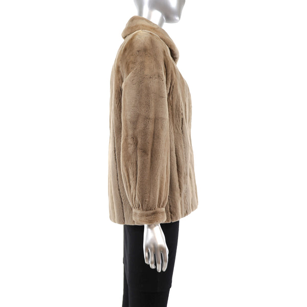 Sheared Mink Jacket- Size M