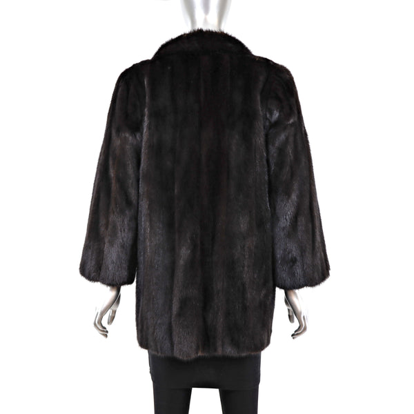 Rosendorf/ Evans Mahogany Mink Jacket- Size M