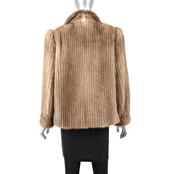 Autumn Haze Mink Corded Jacket- Size L