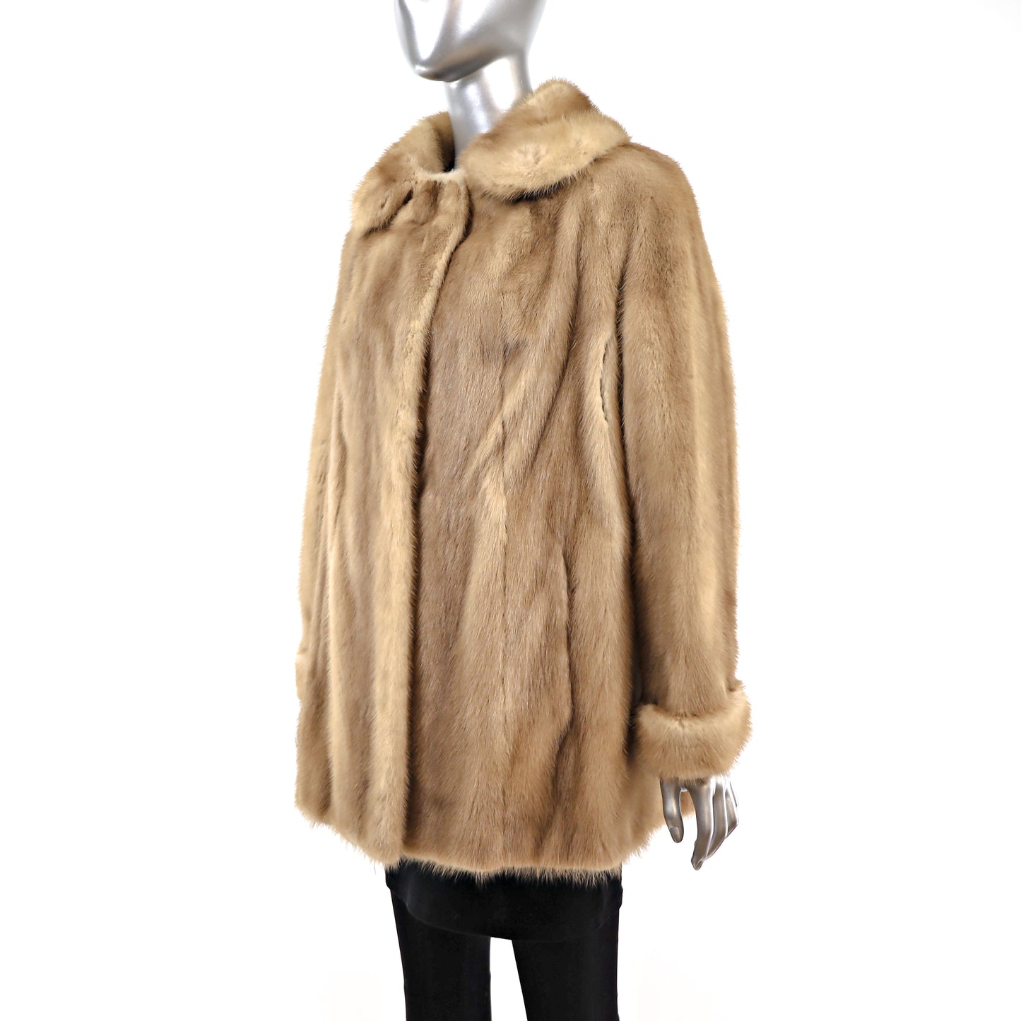 Pastel Mink Jacket- Size L
