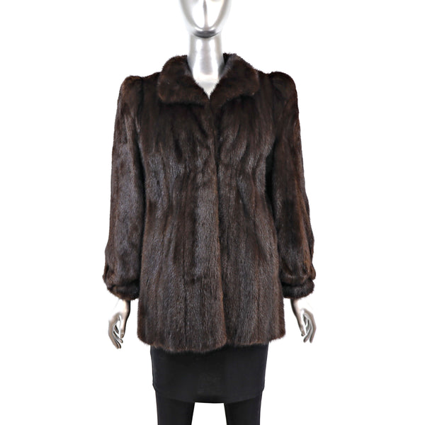 Mahogany Mink Jacket- Size S