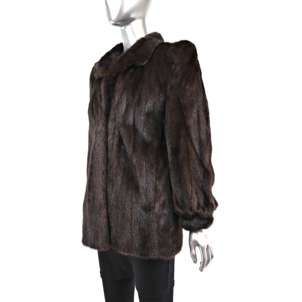 Mahogany Mink Jacket- Size S