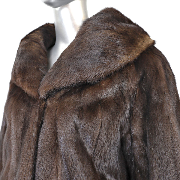 Mahogany Mink Jacket- Size M