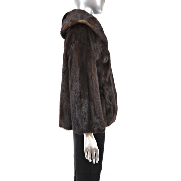 Mahogany Mink Jacket- Size M