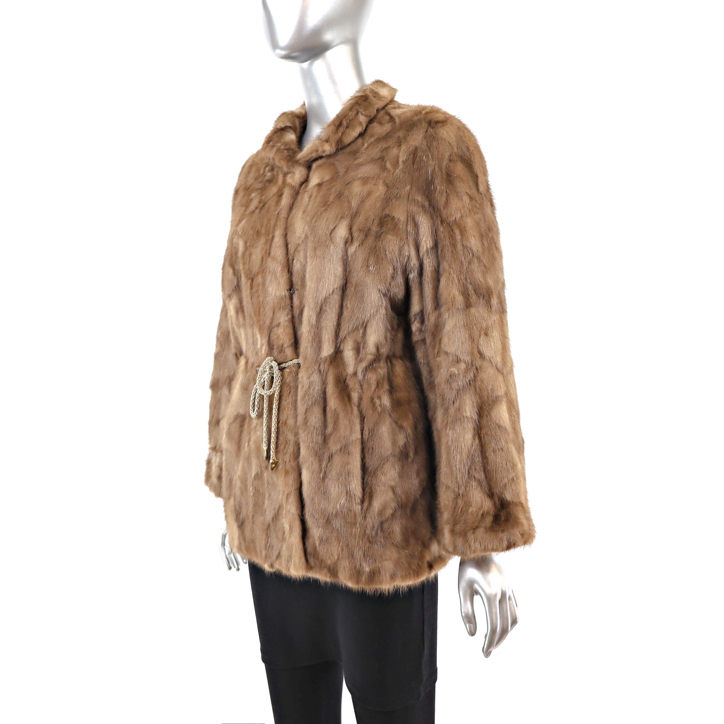 Autumn Haze Section Mink Jacket- Size M