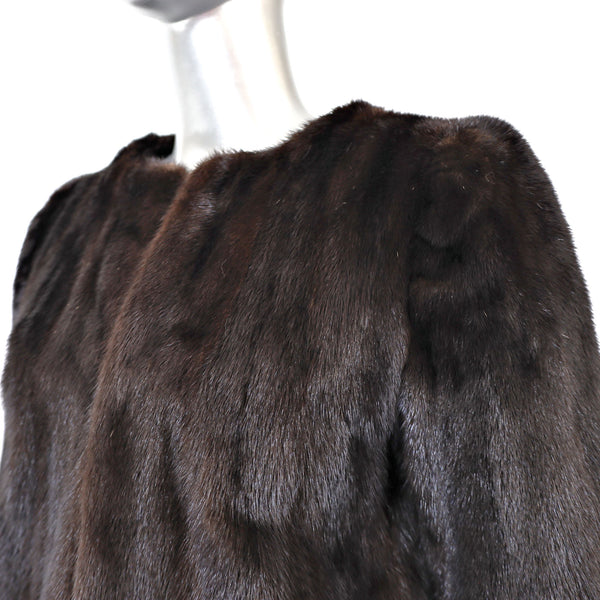 Mahogany Mink Jacket- Size S