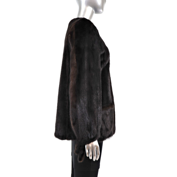 Mahogany Mink Jacket- Size S