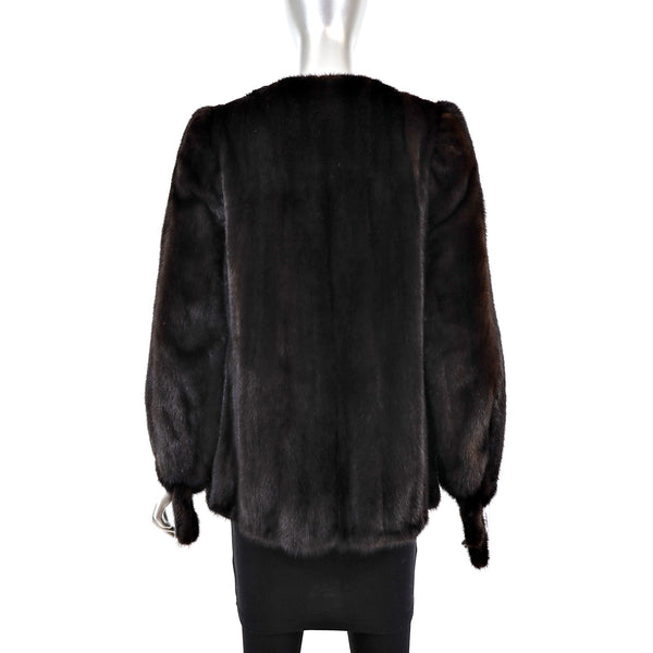 Mahogany Mink Jacket- Size S