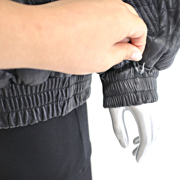 Ranch Mink Jacket Reversible to Leather - Size M