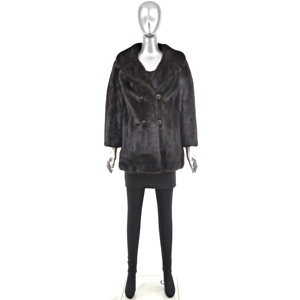 Mahogany Mink Jacket- Size M-L