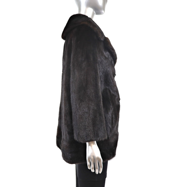 Mahogany Mink Jacket- Size M-L