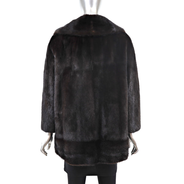 Mahogany Mink Jacket- Size M-L