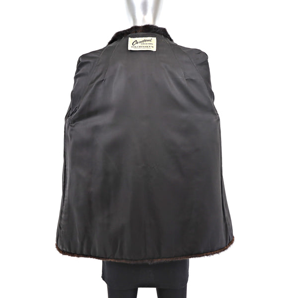 Mahogany Mink Jacket- Size M-L