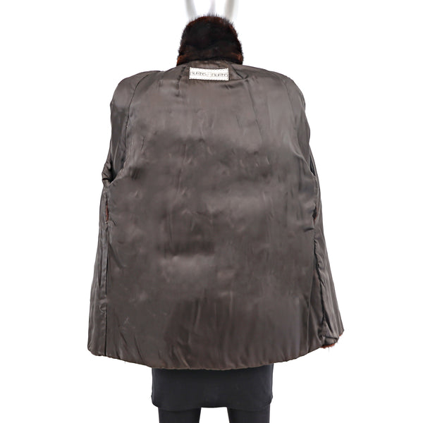Mahogany Mink Jacket- Size M