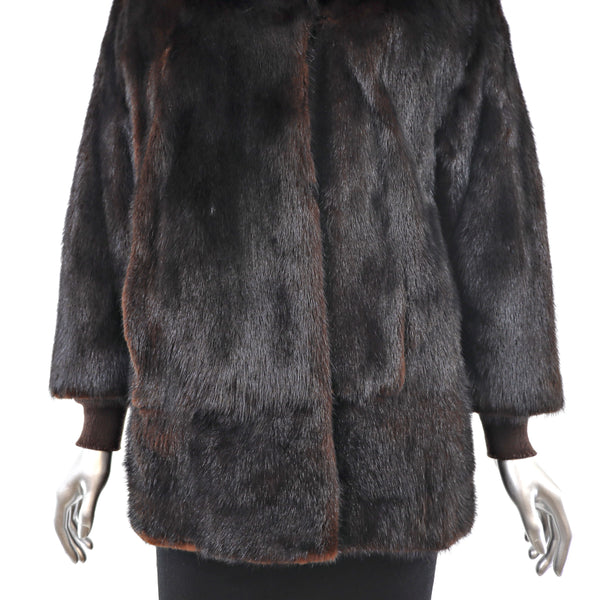 Mahogany Mink Jacket- Size M