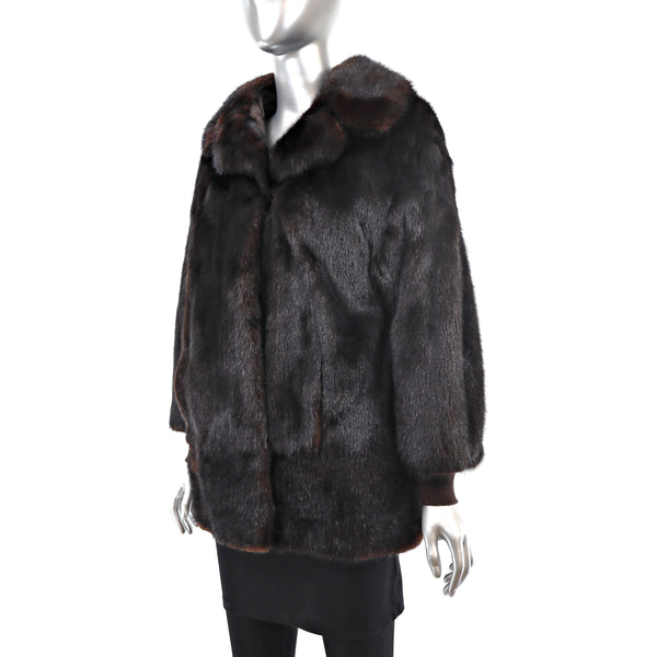 Mahogany Mink Jacket- Size M