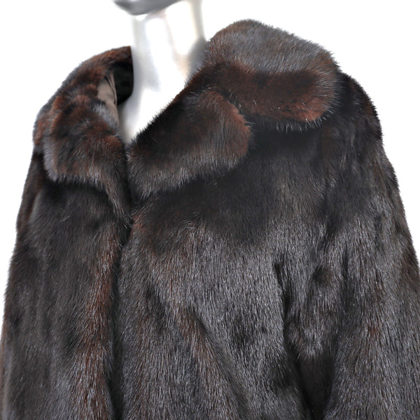 Mahogany Mink Jacket- Size M