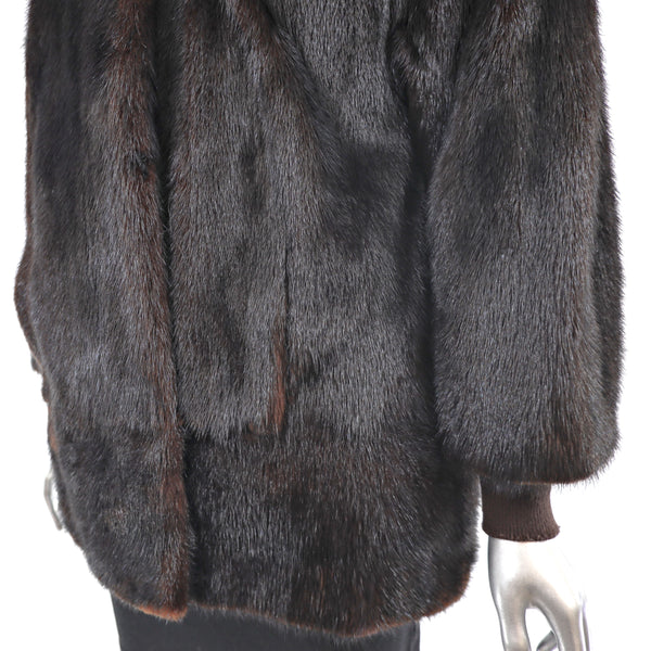 Mahogany Mink Jacket- Size M