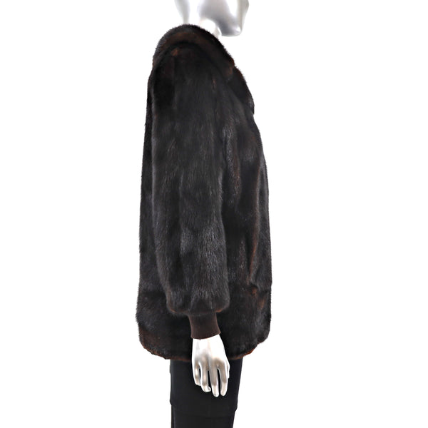 Mahogany Mink Jacket- Size M