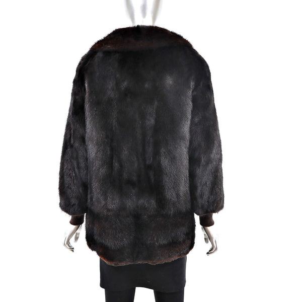 Mahogany Mink Jacket- Size M