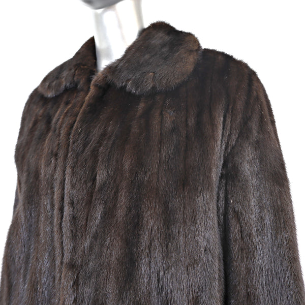 Mahogany Mink Jacket- Size L