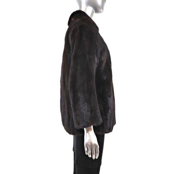 Mahogany Mink Jacket- Size L