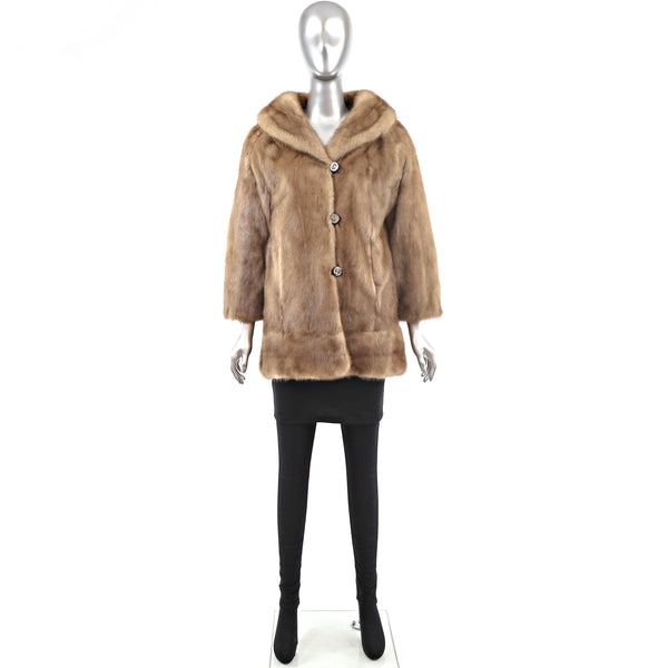 Autumn Haze Mink Jacket- Size M-L