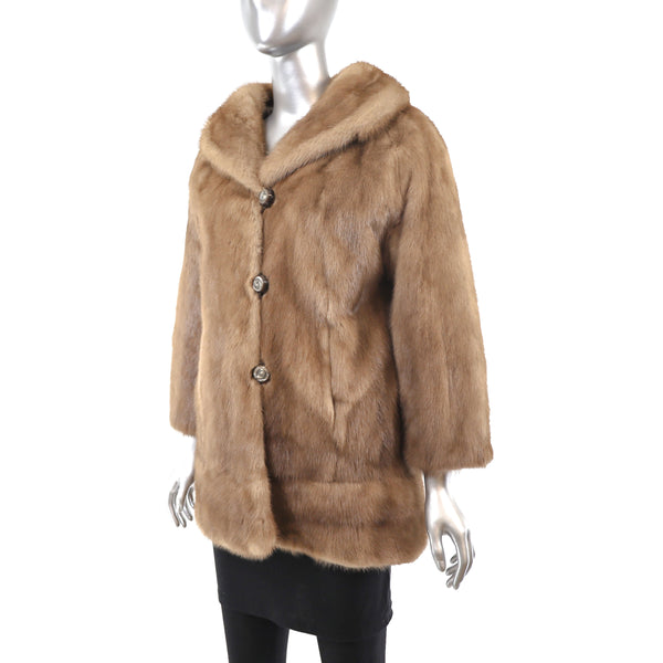 Autumn Haze Mink Jacket- Size M-L