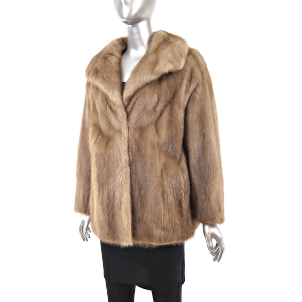 Autumn Haze Mink Jacket- Size M