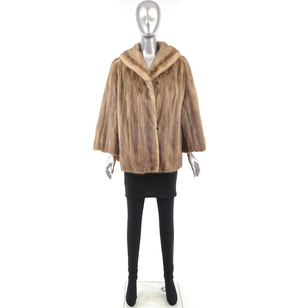 Autumn Haze Mink Jacket- Size XL