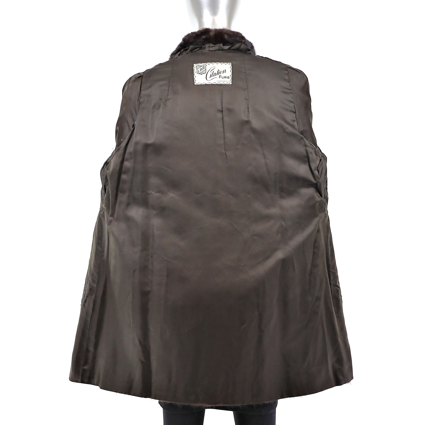 Mahogany Mink Jacket- Size M