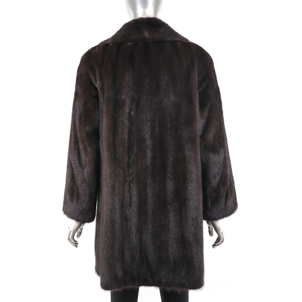 Mahogany Mink Jacket- Size M-L