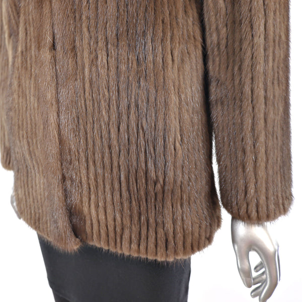 Mahogany Mink Corded Jacket- Size S
