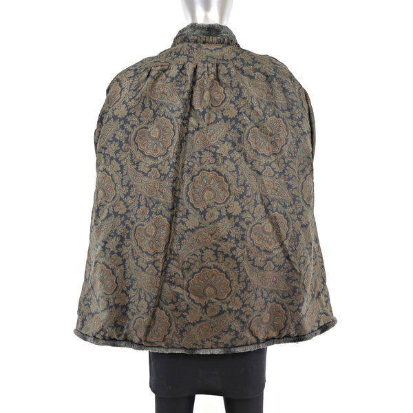 Olive Green Sheared Mink Jacket- Size XL