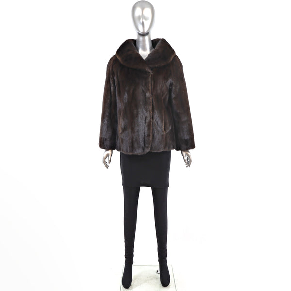 Mahogany Mink Jacket- Size M