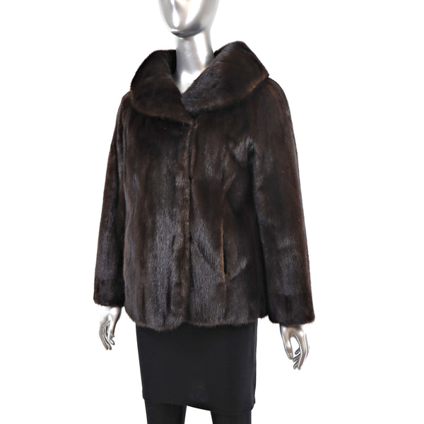 Mahogany Mink Jacket- Size M