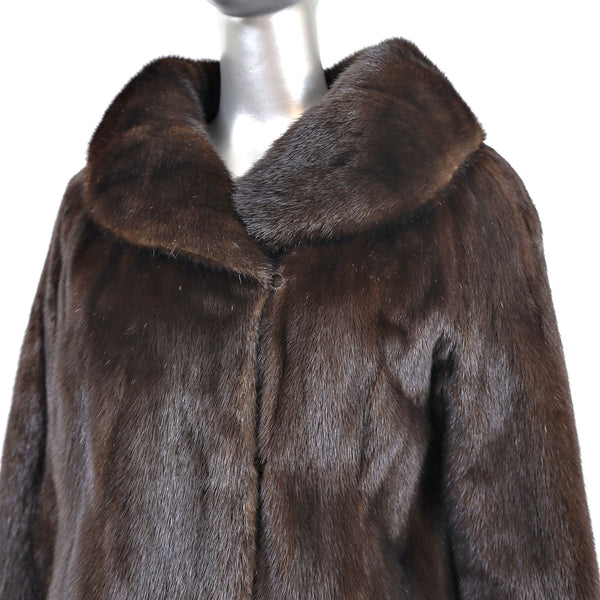 Mahogany Mink Jacket- Size M
