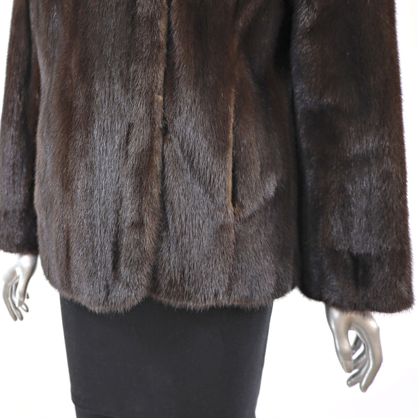 Mahogany Mink Jacket- Size M
