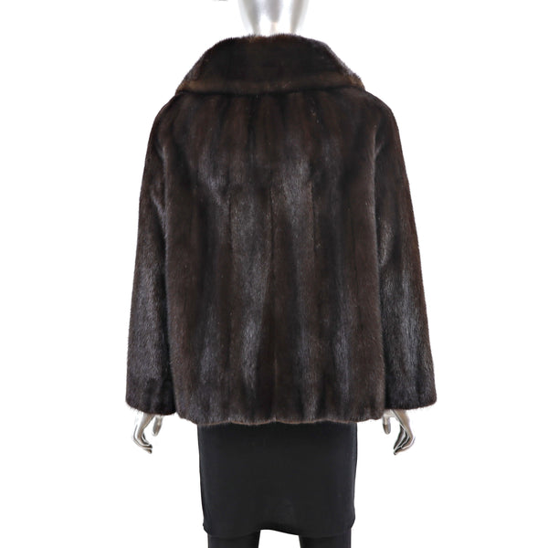 Mahogany Mink Jacket- Size M