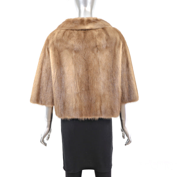 Autumn Haze Mink Bolero Jacket- Size M