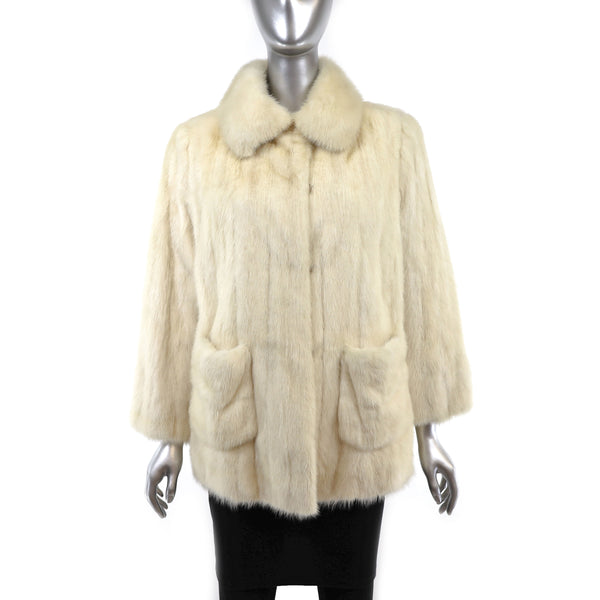 Azurine Mink Jacket- Size L