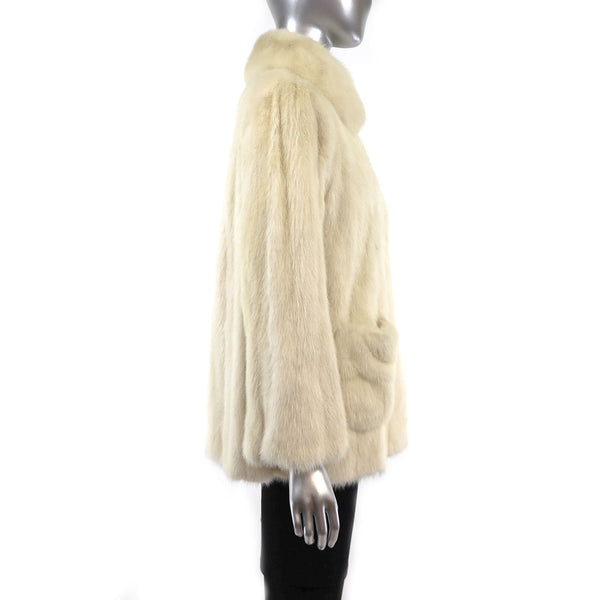 Azurine Mink Jacket- Size L