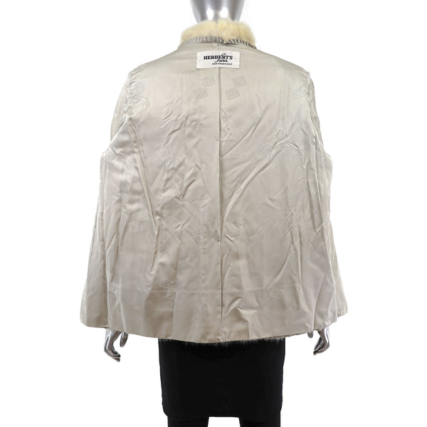 Azurine Mink Jacket- Size L