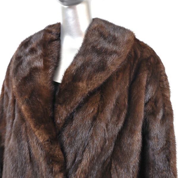 Mahogany Mink Jacket- Size L