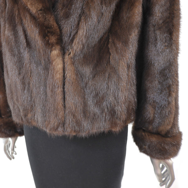 Mahogany Mink Jacket- Size L