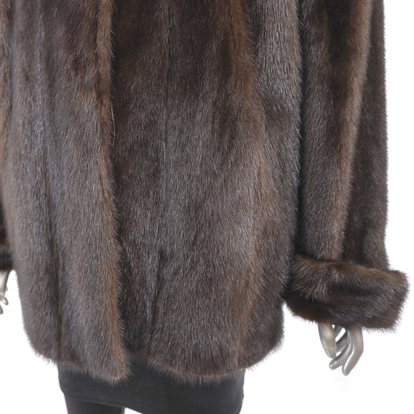 Mahogany Mink Jacket- Size L