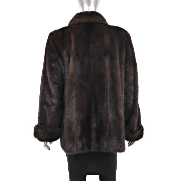 Mahogany Mink Jacket- Size L