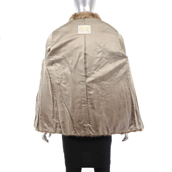 Autumn Haze Mink Jacket- Size M-L