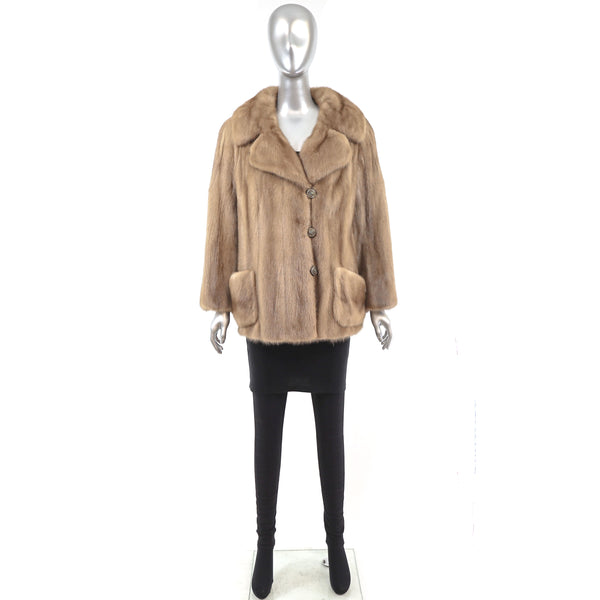 Autumn Haze Mink Jacket- Size M-L